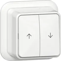 Gira Jalousietaster Aufputz weiß (315811)