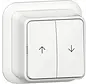 Jalousietaster Aufputz weiß (315811)