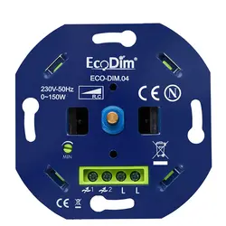 EcoDim Universeller LED-Dimmer 0 - 150 Watt RC (ECO-DIM.04)