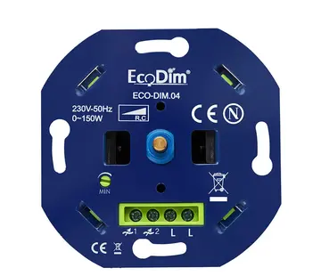 EcoDim Universeller LED-Dimmer 0 - 150 Watt RC (ECO-DIM.04)