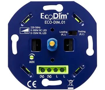 EcoDim Universeller LED-Dimmer 0 - 300 Watt RLC (ECO-DIM.01)