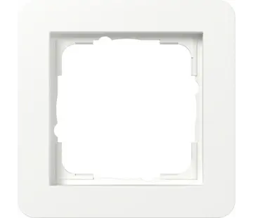 Gira Abdeckrahmen 1fach E1 weiß matt (0211151)