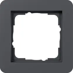 Gira Abdeckrahmen 1fach E1 anthrazit matt (0211152)