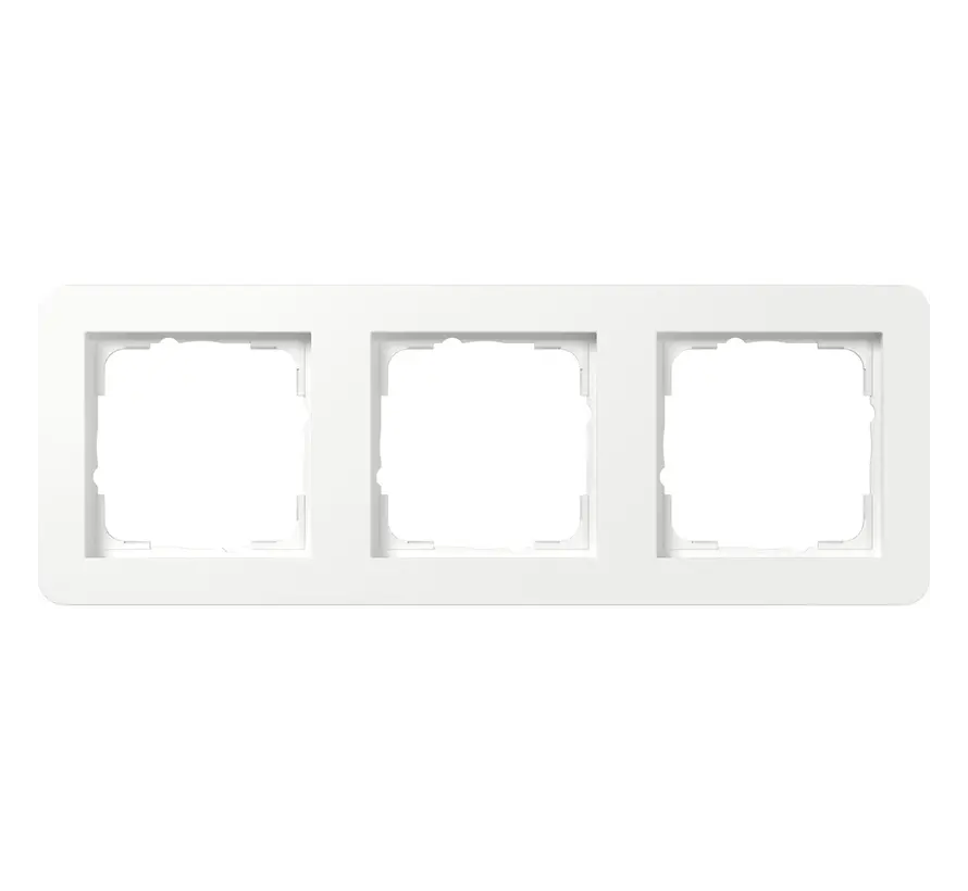 Abdeckrahmen 3fach E1 weiß glänzend (0213150)