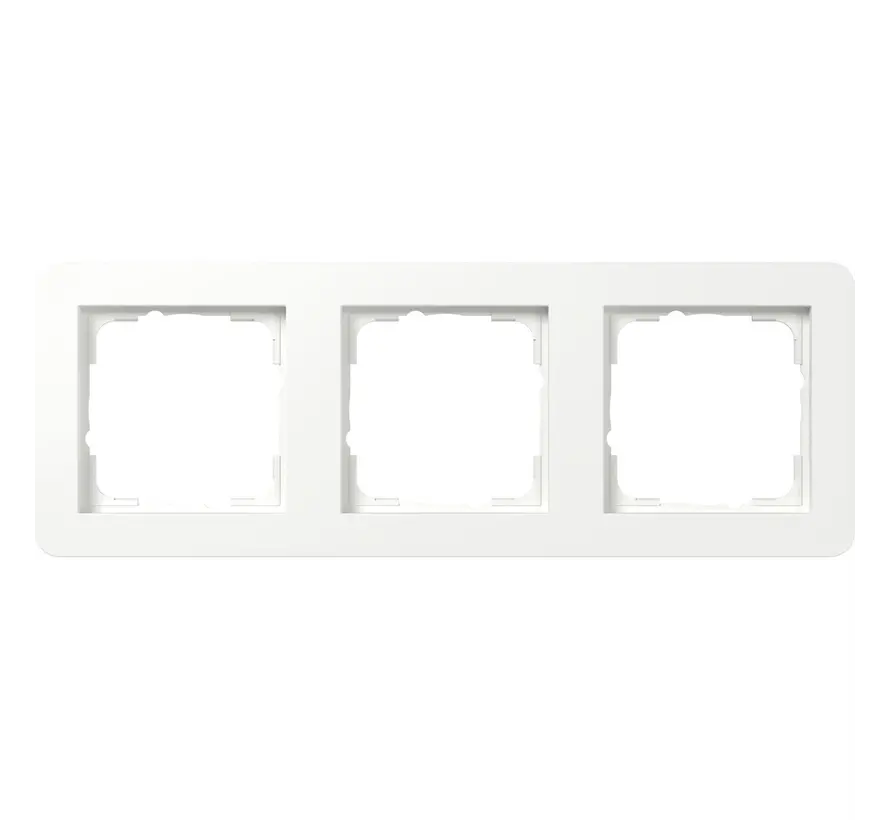 Abdeckrahmen 3fach E1 weiß matt (0213151)