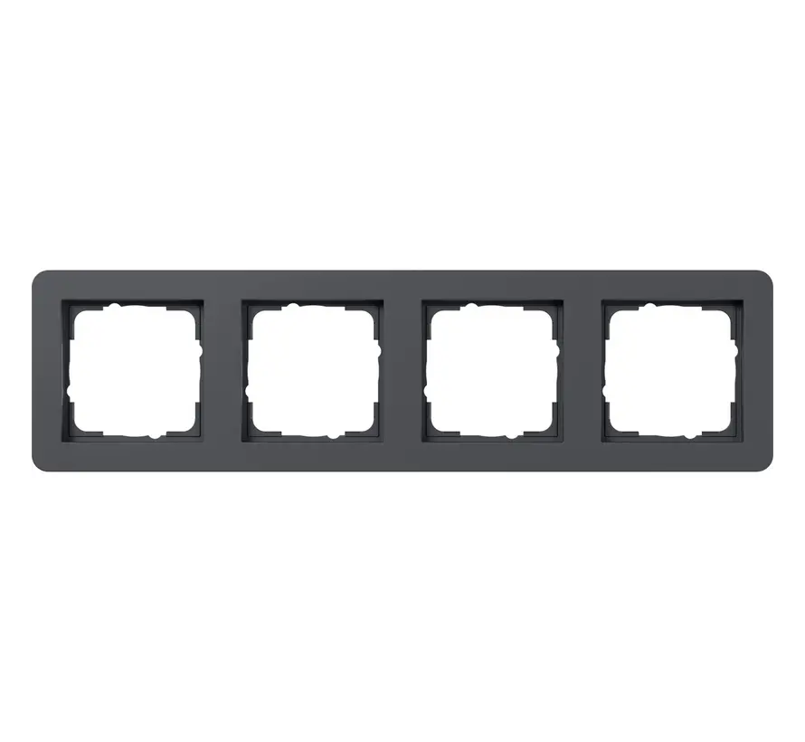 Abdeckrahmen 4fach E1 anthrazit matt (0214152)