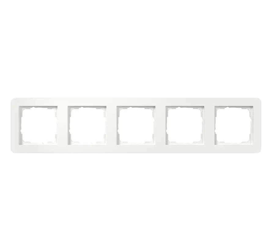 Abdeckrahmen 5fach E1 weiß glänzend (0215150)