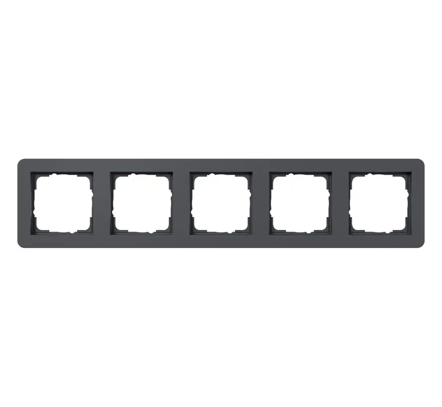 Abdeckrahmen 5fach E1 anthrazit matt (0215152)