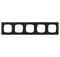 Abdeckrahmen 5fach E1 schwarz matt (0215153)