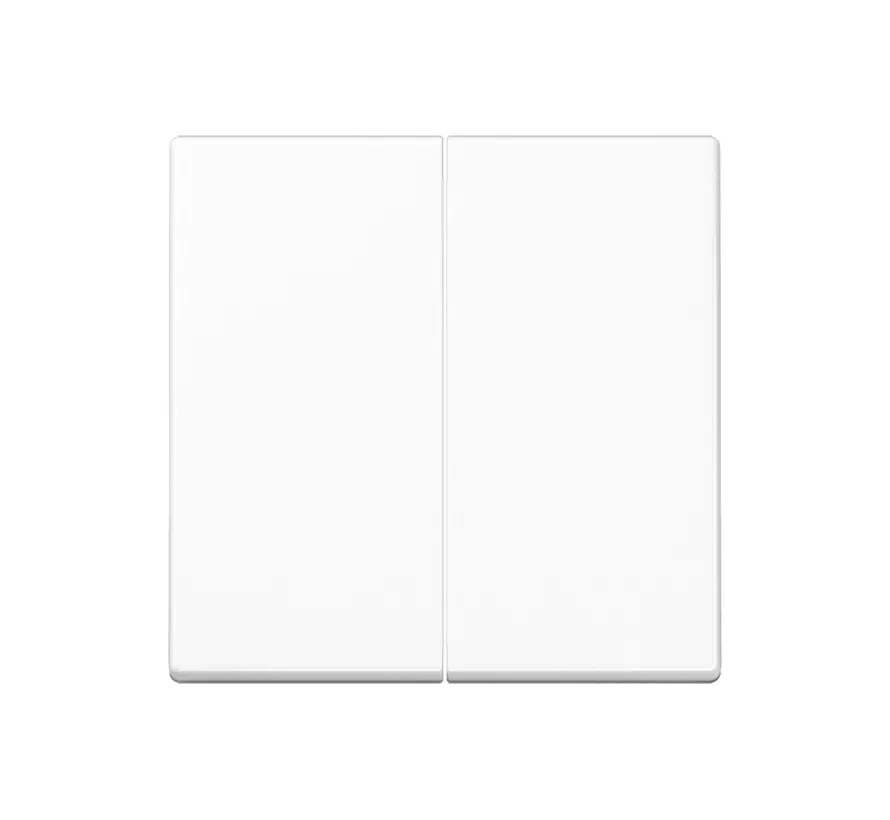 Dimmerbedienaufsatz Tastdimmer 2-fach A-range alpinweiß (A 1702 BF WW)