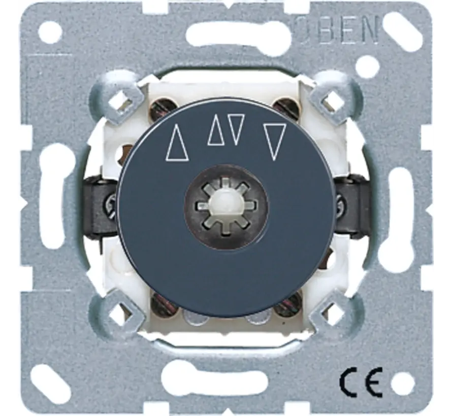 Jalousie-Drehschalter/Impulseinsatz 2-polig (1234.20)