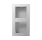 Aufputz-Gehäuse 2-fach A550 aluminium (A 5582 BF A AL)