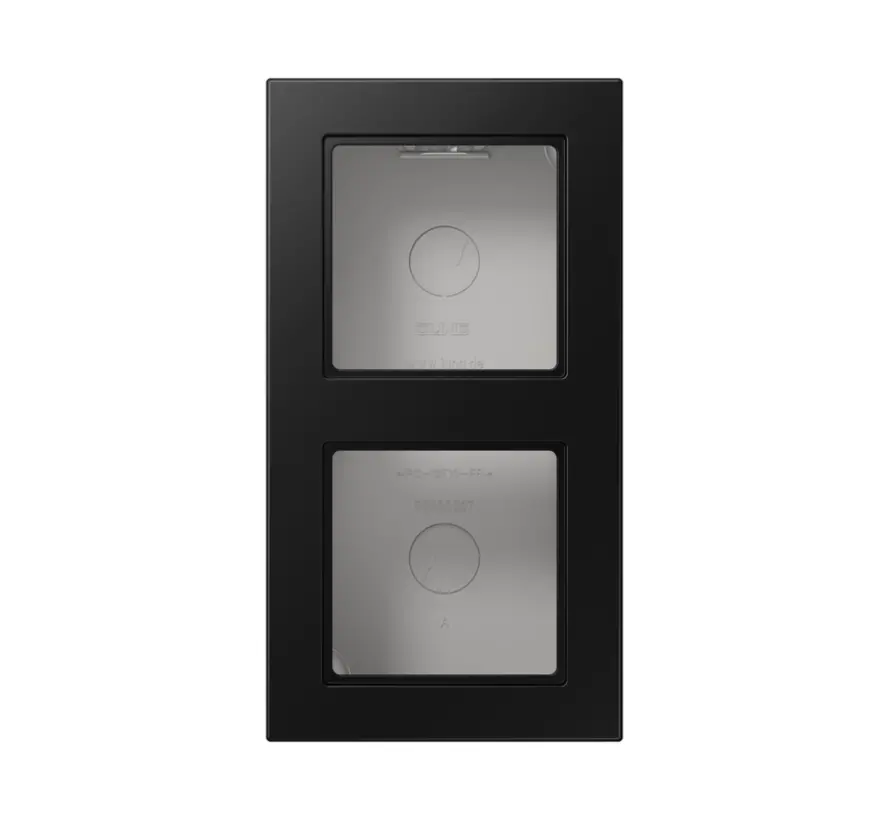 Aufputz-Gehäuse 2-fach A550 graphitschwarz matt (A 5582 BF A SWM)