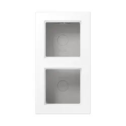 JUNG Aufputz-Gehäuse 2-fach A550 schneeweiß matt (A 5582 BF A WWM)