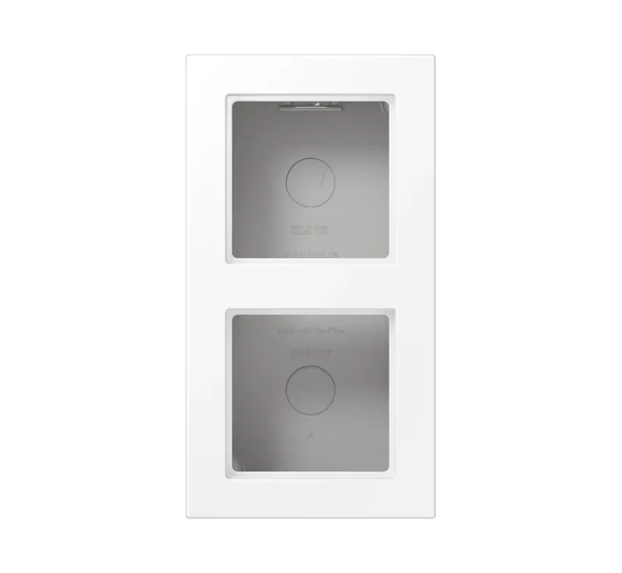 Aufputz-Gehäuse 2-fach A550 schneeweiß matt (A 5582 BF A WWM)