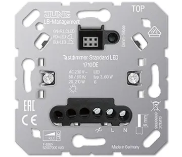 JUNG Tastdimmer Standard LED 3-60 W (1710 DE)
