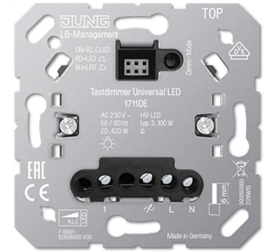 Tastdimmer Universal LED 3-100 W (1711 DE)