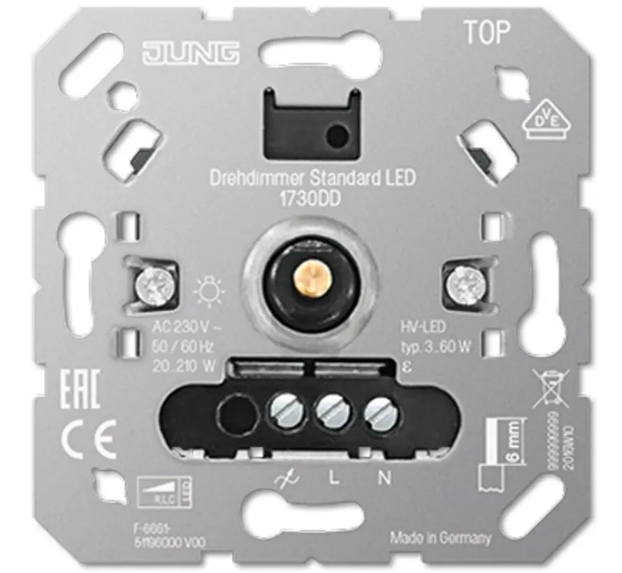 Standard LED-dimmer 3-60 Watt (1730 DD)