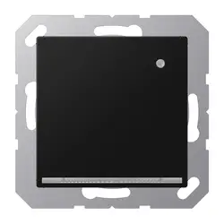JUNG LED-Orientierungsleuchte mit integriertem Helligkeitssensor A-range graphitschwarz matt (A 1539-O SWM LNW)
