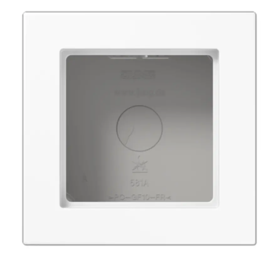 Aufputz-Gehäuse 1-fach A550 alpinweiß (A 5581 BF A WW)