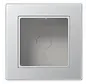 Aufputz-Gehäuse 1-fach A550 aluminium (A 5581 BF A AL)