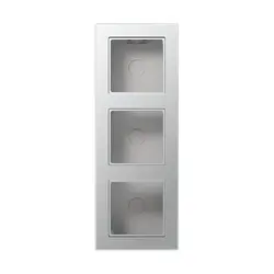 JUNG Aufputz-Gehäuse 3-fach A550 aluminium (A 5583 BF A AL)