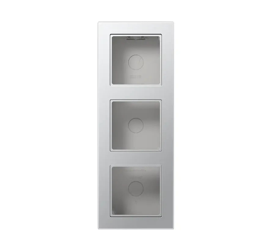 Aufputz-Gehäuse 3-fach A550 aluminium (A 5583 BF A AL)