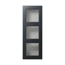 JUNG Aufputz-Gehäuse 3-fach A550 anthrazit matt (A 5583 BF A ANM)