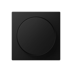 JUNG Dimmerbedienaufsatz Drehdimmer A-range graphitschwarz matt (A 1740 BF SWM)