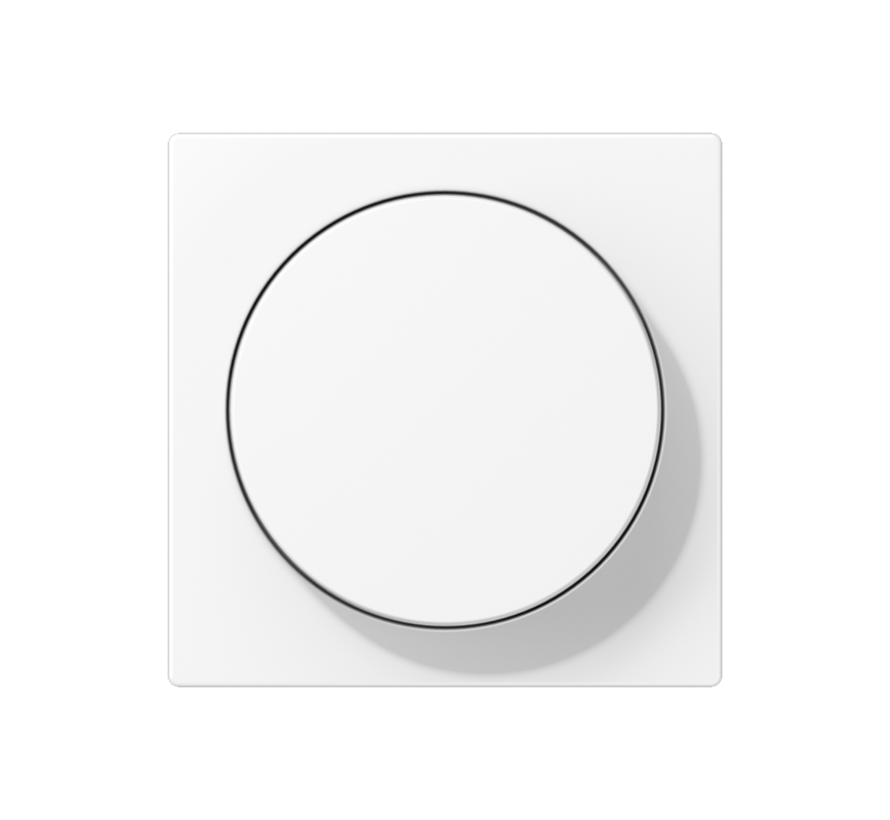 Dimmerbedienaufsatz Drehdimmer A-range schneeweiß matt (A 1740 BF WWM)