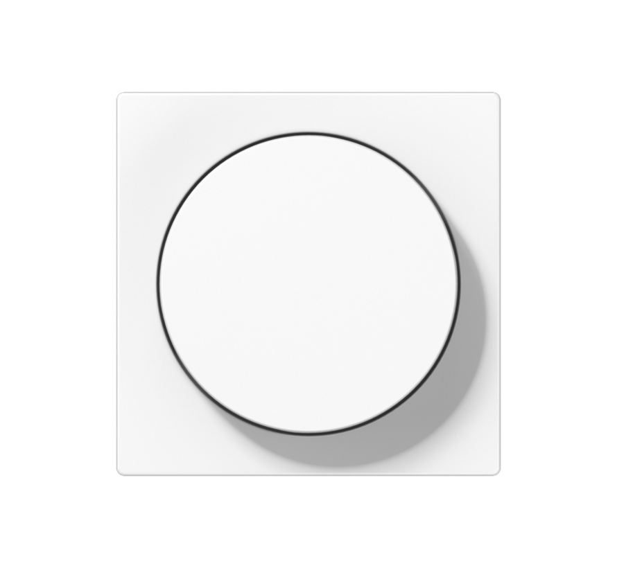 Dimmerbedienaufsatz Drehdimmer A-range alpinweiß (A 1740 WW)