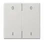 EnOcean Funk-Wandsender 4-Kanal mit Symbolen 0–I LS990 hellgrau (ENO LS 995-01 LG)