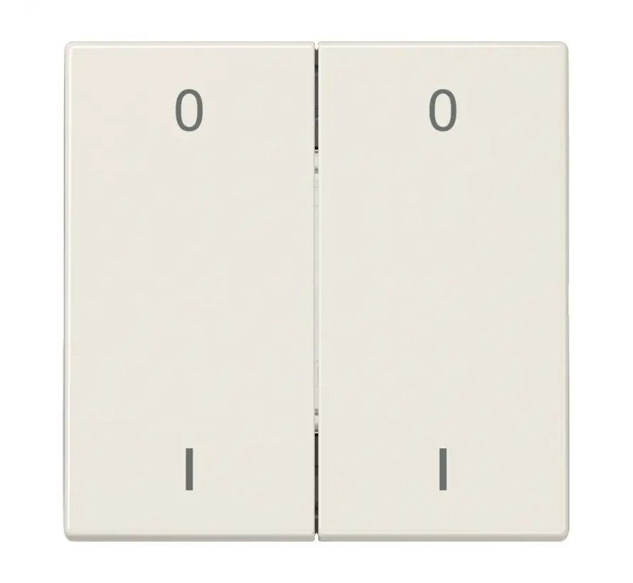 EnOcean Funk-Wandsender 4-Kanal mit Symbolen 0–I LS990 creme (ENO LS 995-01)