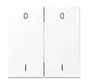 EnOcean Funk-Wandsender 4-Kanal mit Symbolen 0–I LS990 schneeweiß matt (ENO LS 995-01 WWM)