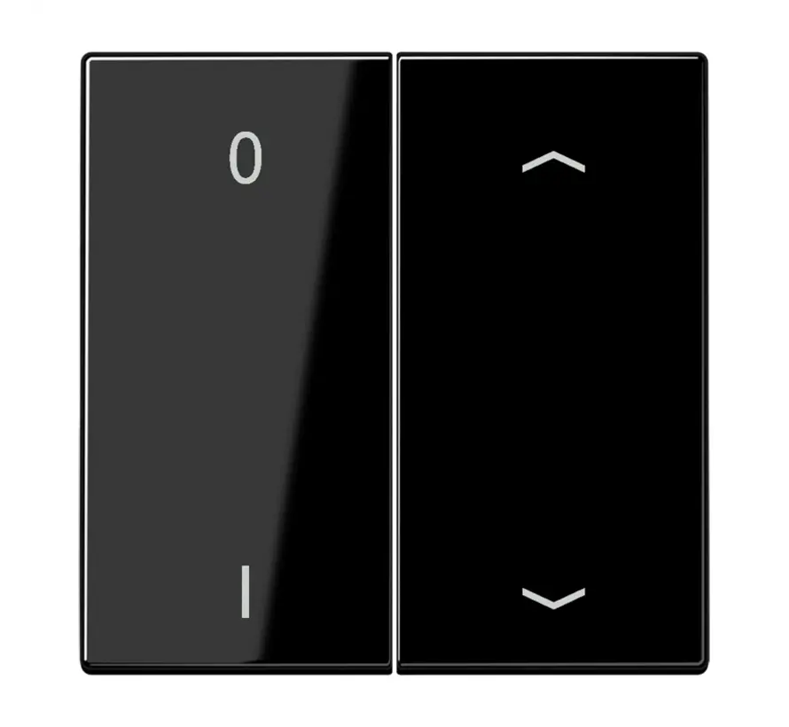 EnOcean Funk-Wandsender 4-Kanal mit 0–1 und Pfeilsymbolen LS990 schwarz (ENO LS 995 P01 SW)