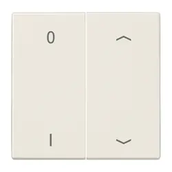 JUNG EnOcean Funk-Wandsender 4-Kanal mit 0–1 und Pfeilsymbolen LS990 creme (ENO LS 995 P01)