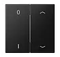 EnOcean Funk-Wandsender 4-Kanal mit 0–1 und Pfeilsymbolen LS990 graphitschwarz matt (ENO LS 995 P01 SWM)