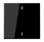 EnOcean Funk-Wandsender 2-Kanal mit Symbolen 0–I LS990 schwarz (ENO LS 990-01 SW)