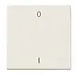 EnOcean Funk-Wandsender 2-Kanal mit Symbolen 0–I LS990 creme (ENO LS 990-01)