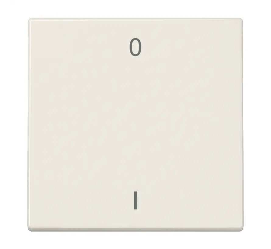 EnOcean Funk-Wandsender 2-Kanal mit Symbolen 0–I LS990 creme (ENO LS 990-01)