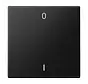 EnOcean Funk-Wandsender 2-Kanal mit Symbolen 0–I LS990 graphitschwarz matt (ENO LS 990-01 SWM)