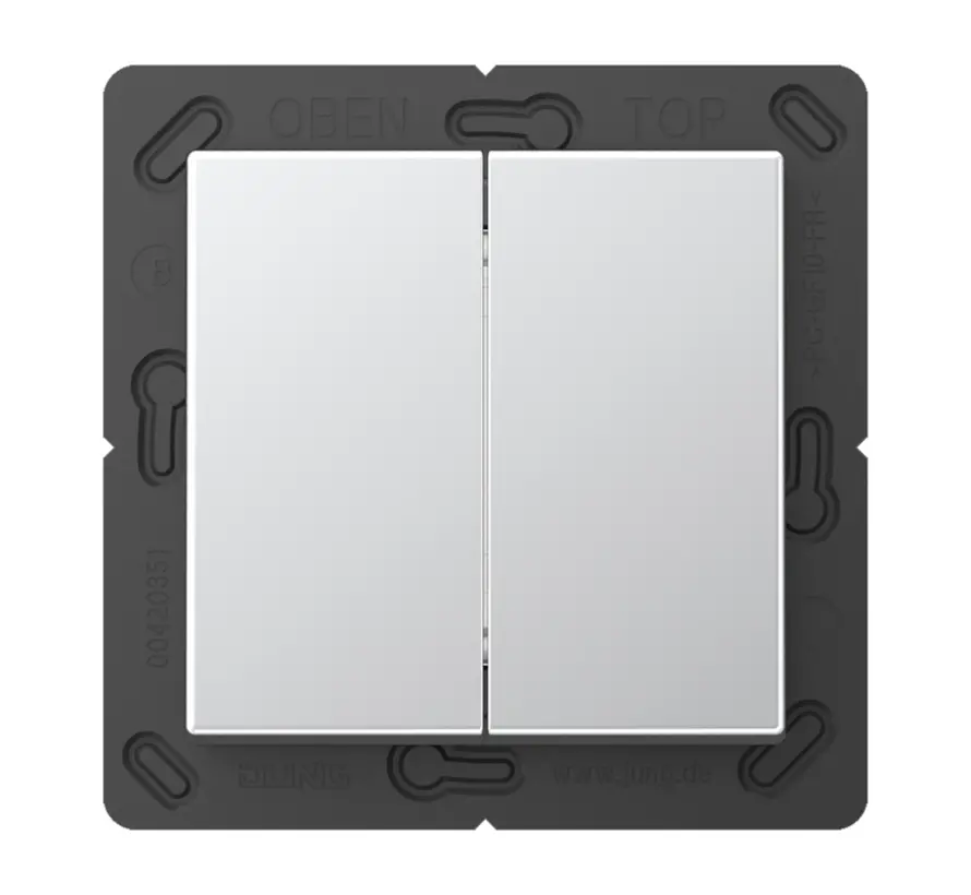 EnOcean Funk-Wandsender 4-Kanal A-range aluminium (ENO A 595 AL)