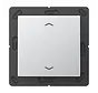 EnOcean Funk-Wandsender 2-Kanal mit Pfeilsymbolen A-range aluminium (ENO A 590 P AL)