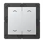EnOcean Funk-Wandsender 4-Kanal mit Pfeilsymbolen A-range aluminium (ENO A 595 MP AL)