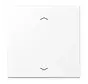 Wippe mit pfeilsymbole LS990 schneeweiß matt (LS 990 P WWM)