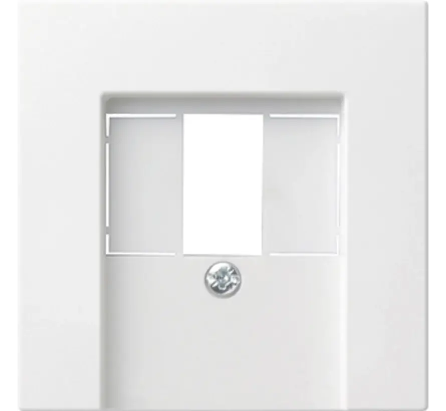 Abdeckung für USB-Spannungsversorgung PD System 55 weiß matt (037627)