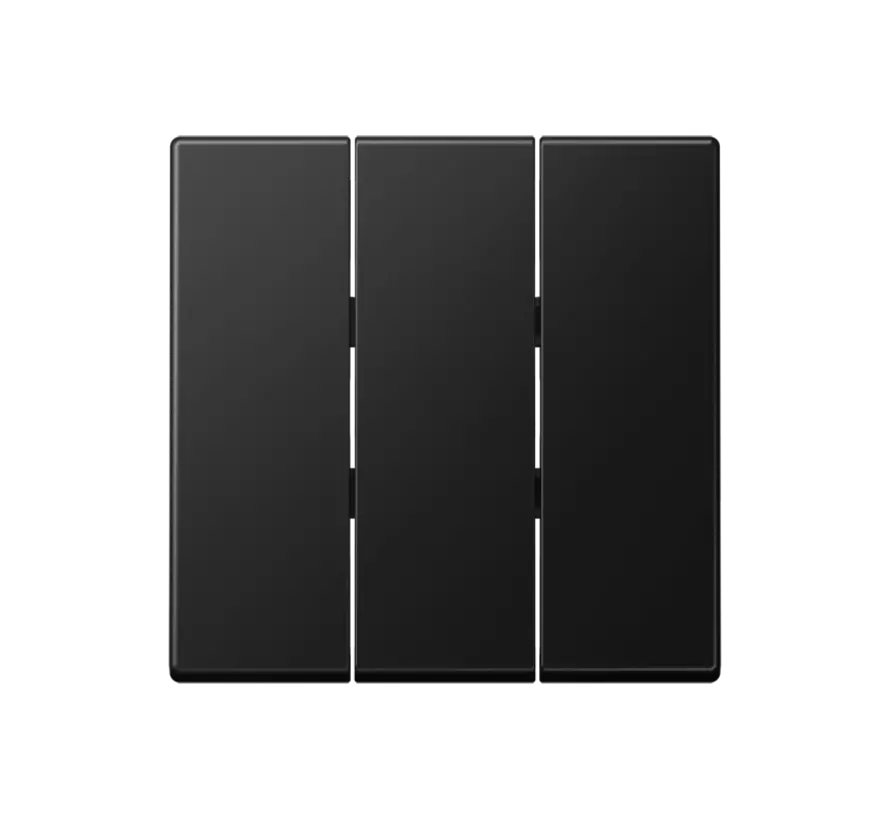 Wippe 3-fach A-range graphitschwarz matt (A 593 BF SWM)