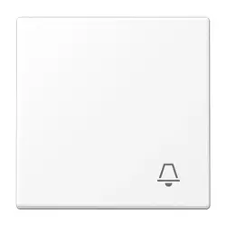 JUNG Wippe symbol Klingel LS990 schneeweiß matt (LS 990 K WWM)