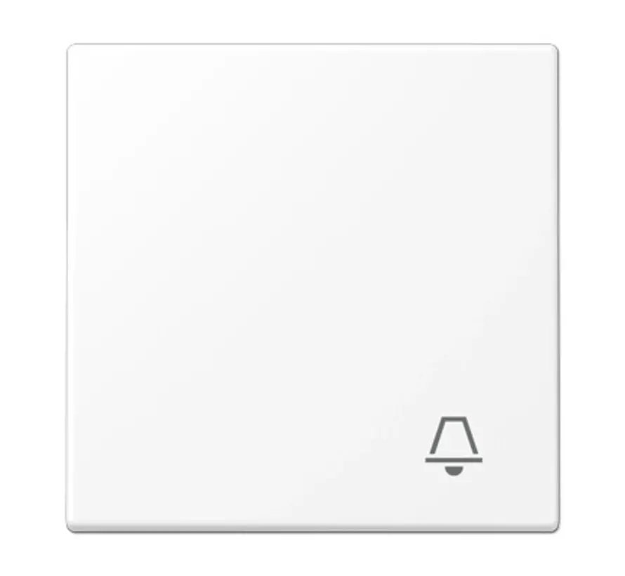Wippe symbol Klingel LS990 schneeweiß matt (LS 990 K WWM)