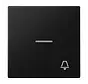 Wippe symbol Klingel Kontrollfenster LS990 graphitschwarz matt (LS 990 KO5 K SWM)
